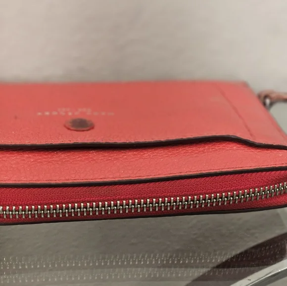Lowstart "Marc Jacobs Red Leather Wallet - Picture 8 of 11